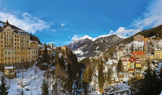 Präparierte Skipiste im Gasteinertal