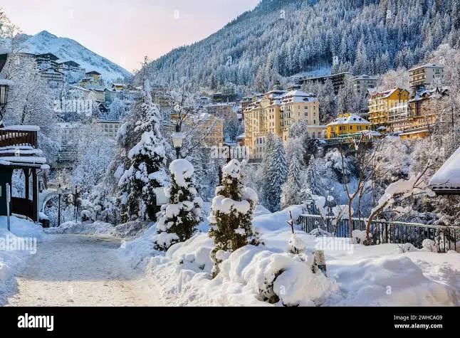 Die Kaiserpromenade in Gastein im Winter