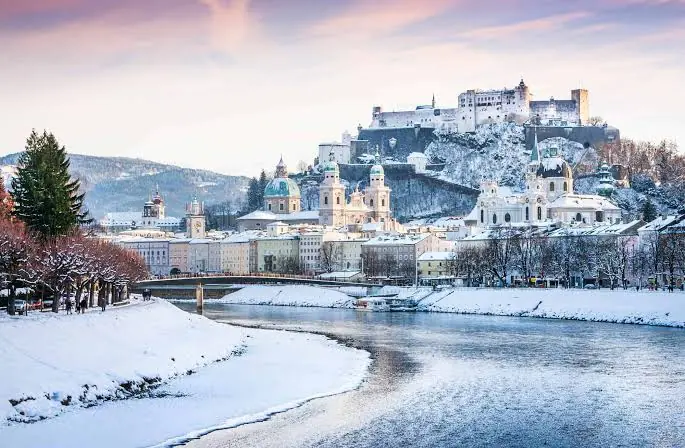 Die Residenzstadt Salzburg im Winter