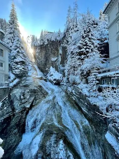 Der Gasteiner Wasserfall im Winter